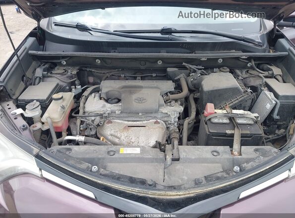2T3RFREV6JW726828 2018 TOYOTA RAV4 Burgundy Widok z tyłu