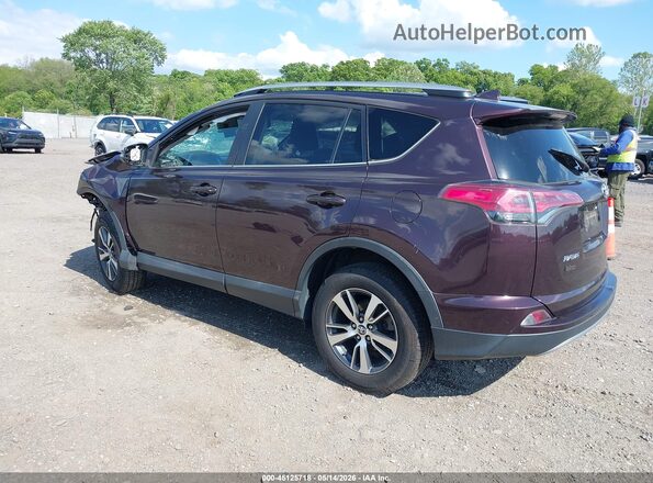 2T3RFREV7HW549619 2017 TOYOTA RAV4 Burgundy Rear left