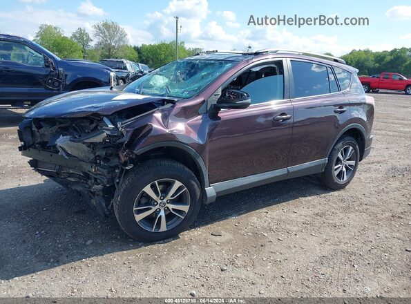 2T3RFREV7HW549619 2017 TOYOTA RAV4 Burgundy Front left
