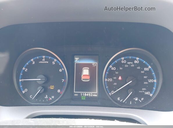 2T3RFREV7HW625825 2017 TOYOTA LE Silver უკანა სავარძლების ხედი