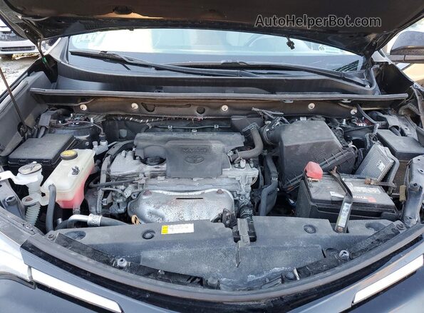 2T3RFREV7JW706684 2018 TOYOTA RAV4 Black ძრავის განყოფილების ხედი