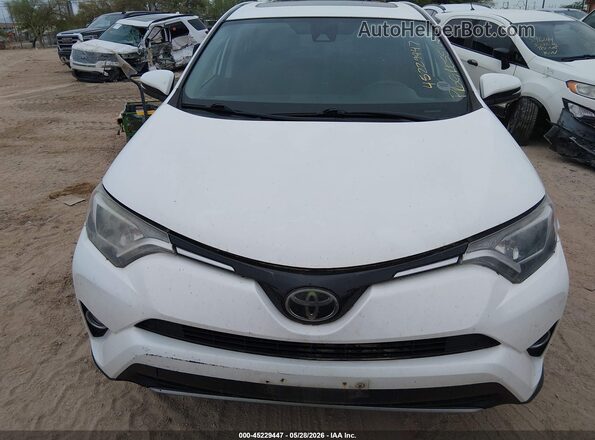 2T3RFREV7JW804310 2018 TOYOTA RAV4 White წინა პანელის ხედი