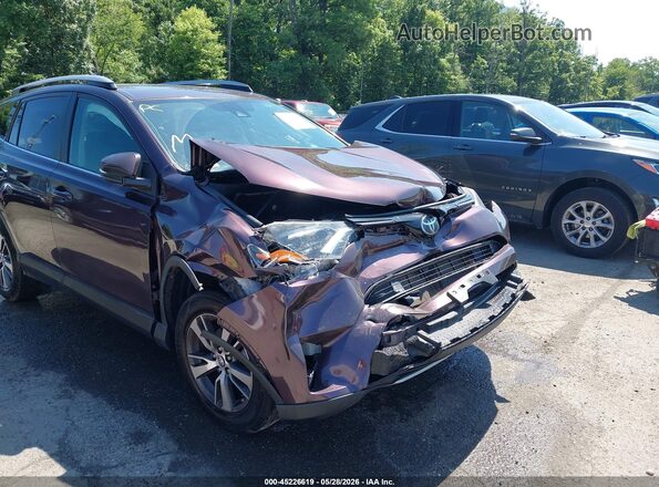 2T3RFREV8JW754419 2018 TOYOTA RAV4 Purple Вид спереду