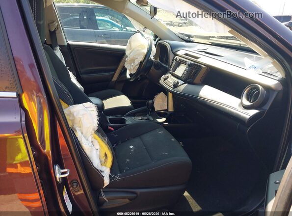 2T3RFREV8JW754419 2018 TOYOTA RAV4 Purple Вид салону спереду