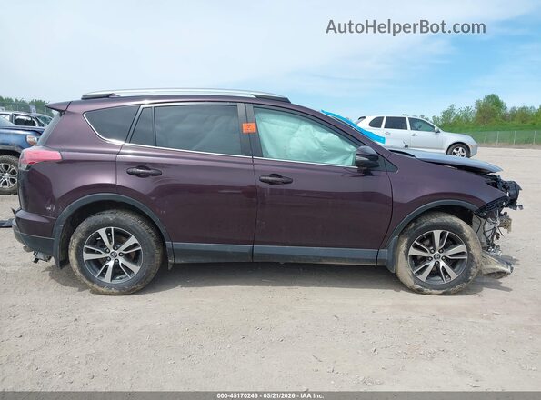 2T3RFREV9JW781841 2018 TOYOTA RAV4 Maroon Панорамний вид салону 360°