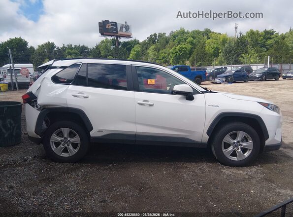 2T3RWRFV0LW073995 2020 TOYOTA RAV4 HYBRID Белый Вид щитка приборов