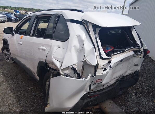 2T3RWRFV0LW073995 2020 TOYOTA RAV4 HYBRID Белый Задняя левая четверть