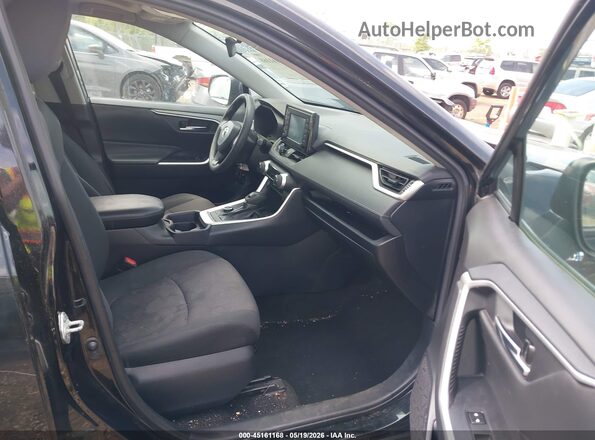 2T3RWRFV1KW013495 2019 TOYOTA RAV4 HYBRID Black Вид салону спереду