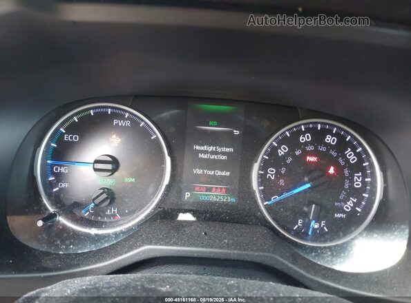 2T3RWRFV1KW013495 2019 TOYOTA RAV4 HYBRID Black Вид задніх сидінь