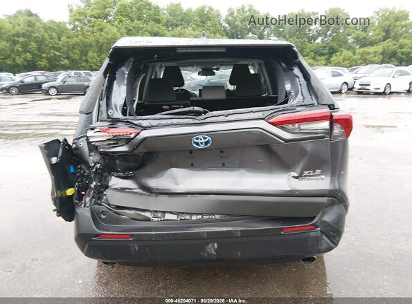 2T3RWRFV2KW016678 2019 TOYOTA RAV4 HYBRID Gray 