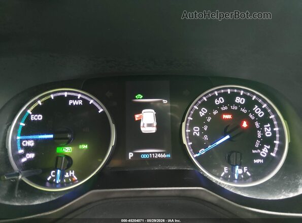 2T3RWRFV2KW016678 2019 TOYOTA RAV4 HYBRID Gray Vista de los asientos traseros