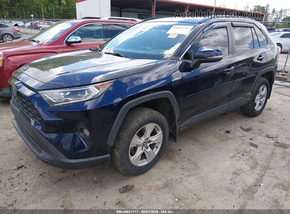 2T3RWRFV2KW035795 2019 TOYOTA LE Blue Առջևի ձախ երեք քառորդ տեսարան