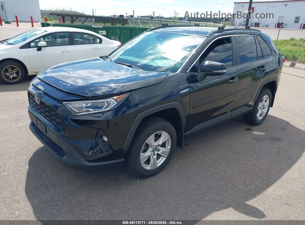 2T3RWRFV6KW018062 2019 TOYOTA RAV4 HYBRID Black Vista tres cuartos delantera izquierda