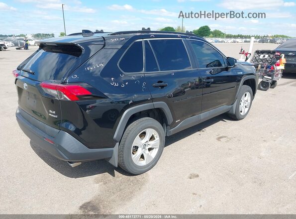 2T3RWRFV6KW018062 2019 TOYOTA RAV4 HYBRID Black Trasero derecho