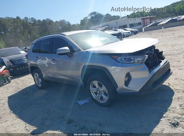 2T3RWRFV8MW114956 2021 TOYOTA RAV4 HYBRID Серый Вид задней части салона