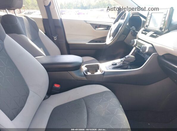 2T3RWRFV8MW114956 2021 TOYOTA RAV4 HYBRID Серый Вид салона спереди