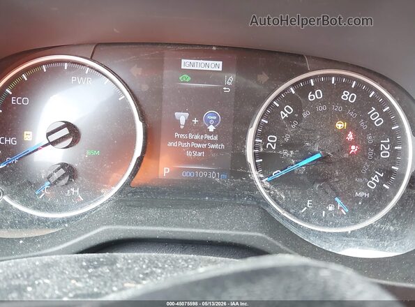 2T3RWRFV9KW031985 2019 TOYOTA RAV4 HYBRID Burgundy 