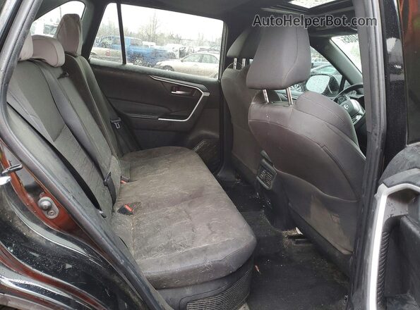2T3T6RFV1NW030176 2022 TOYOTA RAV4 Black Widok tylnych siedzeń