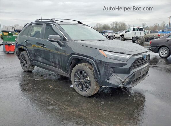 2T3T6RFV1NW030176 2022 TOYOTA RAV4 Black Przód prawy
