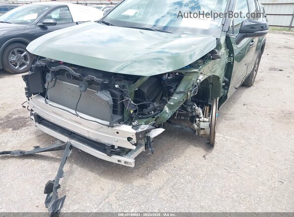 2T3UWRFV4SW289714 2025 TOYOTA RAV4 HYBRID Green Vista frontal