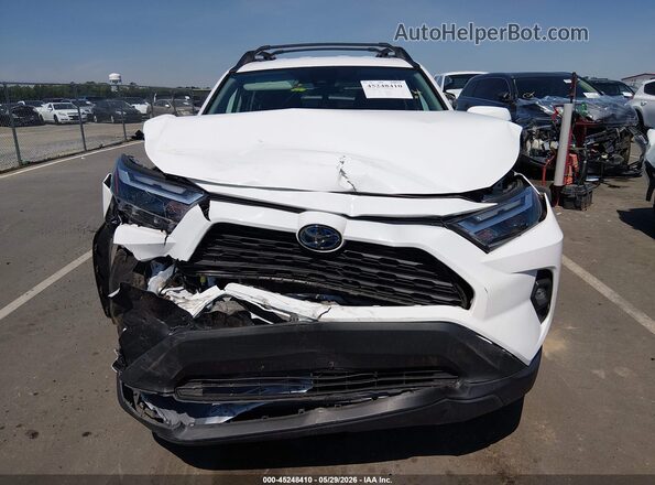 2T3UWRFV8PW175321 2023 TOYOTA RAV4 HYBRID White ხელსაწყოთა პანელის ხედი