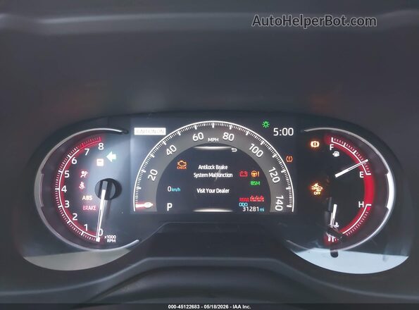2T3W1RFV0PW287635 2023 TOYOTA RAV4 Gray Вид задніх сидінь