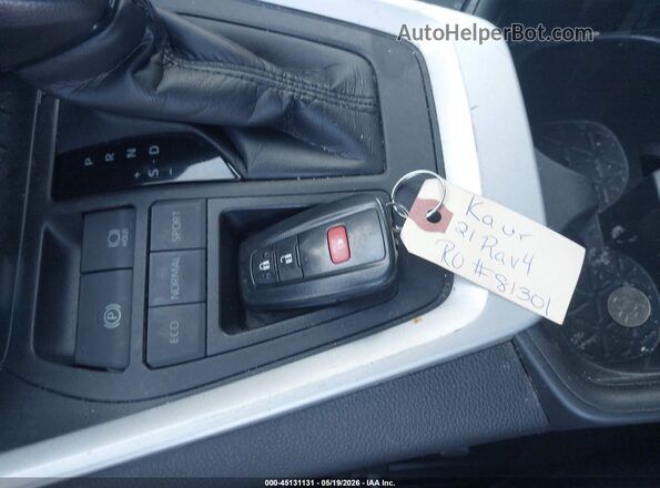 2T3W1RFV1MC163838 2021 TOYOTA RAV4 Silver Вид панелі приладів