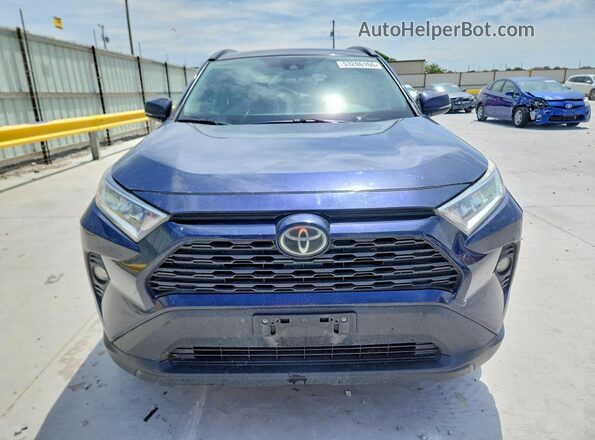 2T3W1RFV3LW074592 2020 TOYOTA RAV4 Blue Вид спереду