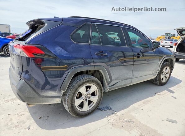 2T3W1RFV3LW074592 2020 TOYOTA RAV4 Blue Задня права чверть
