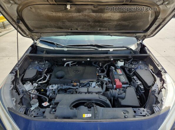 2T3W1RFV3LW074592 2020 TOYOTA RAV4 Blue Вид підкапотного простору