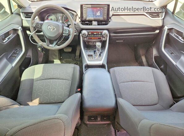 2T3W1RFV3LW074592 2020 TOYOTA RAV4 Blue Вид панелі приладів