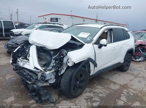 2T3W1RFV3LW093563 2020 TOYOTA RAV4 White Առջևի ձախ երեք քառորդ տեսարան