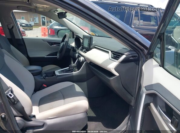 2T3W1RFV4KW049764 2019 TOYOTA RAV4 Серый Вид салона спереди