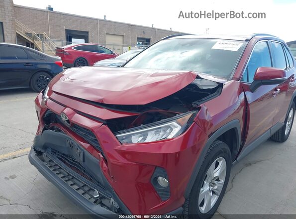 2T3W1RFV4MW134820 2021 TOYOTA LE Red Vista frontal
