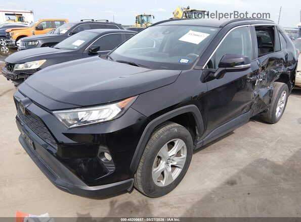 2T3W1RFV5MW121073 2021 TOYOTA RAV4 Black Передня ліва чверть