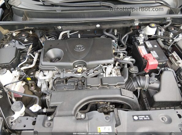 2T3W1RFV5MW121073 2021 TOYOTA RAV4 Black Вид ззаду