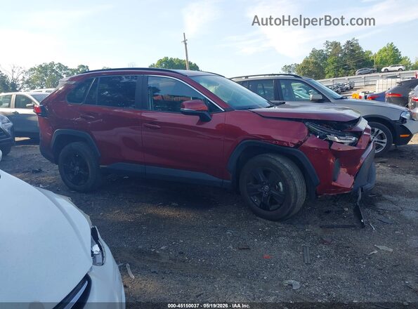 2T3W1RFV7PW286496 2023 TOYOTA RAV4 Red Rear interior view