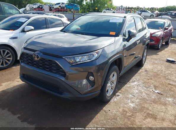2T3W1RFV8KW003287 2019 TOYOTA RAV4 Gray წინა მარცხენა ხედი სამი მეოთხედიდან