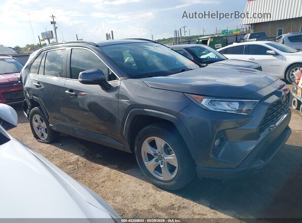2T3W1RFV8KW003287 2019 TOYOTA RAV4 Gray უკანა სალონის ხედი
