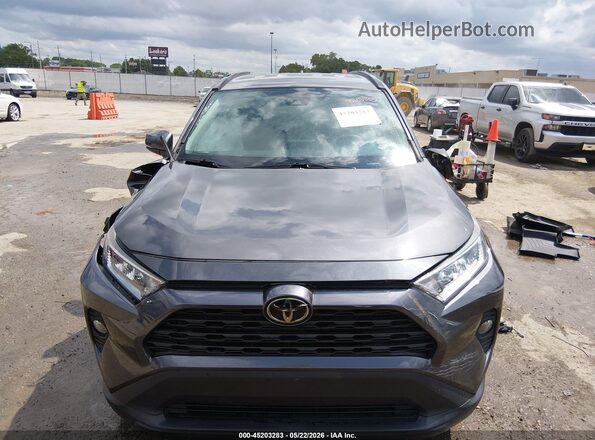 2T3W1RFV9MW155971 2021 TOYOTA RAV4 Gray Vista del cuadro de instrumentos