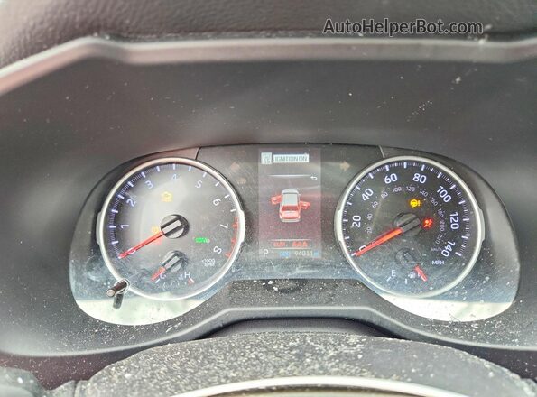 2T3W1RFVXMW106794 2021 TOYOTA RAV4 Black Widok zestawu wskaźników