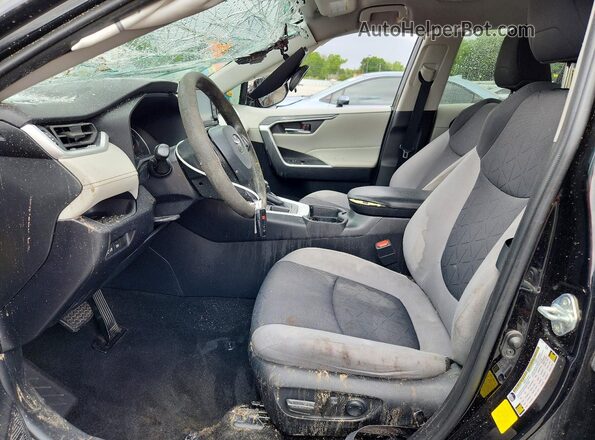 2T3W1RFVXMW106794 2021 TOYOTA RAV4 Black Widok wnętrza z przodu