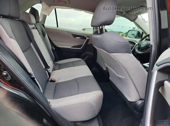 2T3W1RFVXMW106794 2021 TOYOTA RAV4 Black Widok wnętrza z tyłu