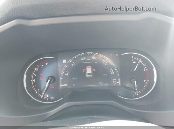 2T3W1RFVXSC351285 2025 TOYOTA RAV4 Gray უკანა სავარძლების ხედი