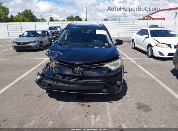 2T3WFREV6HW368109 2017 TOYOTA RAV4 Black Vista del cuadro de instrumentos