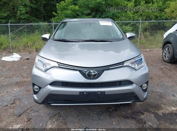 2T3WFREV7JW410695 2018 TOYOTA RAV4 Silver Instrument cluster view