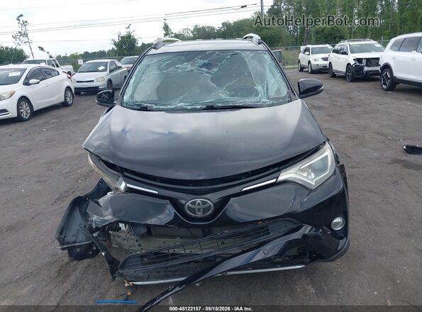 2T3WFREV8JW469948 2018 TOYOTA RAV4 Black Вид щитка приладів