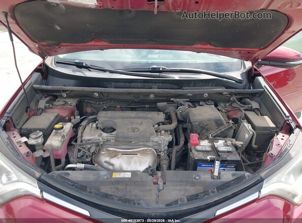 2T3WFREV9JW470736 2018 TOYOTA RAV4 Red უკანა ხედი