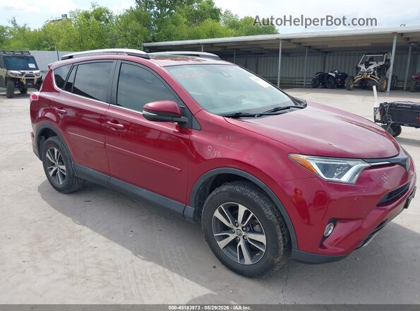 2T3WFREV9JW470736 2018 TOYOTA RAV4 Red 
