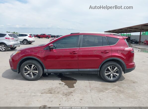 2T3WFREV9JW470736 2018 TOYOTA RAV4 Red სალონის 360-გრადუსიანი ხედი